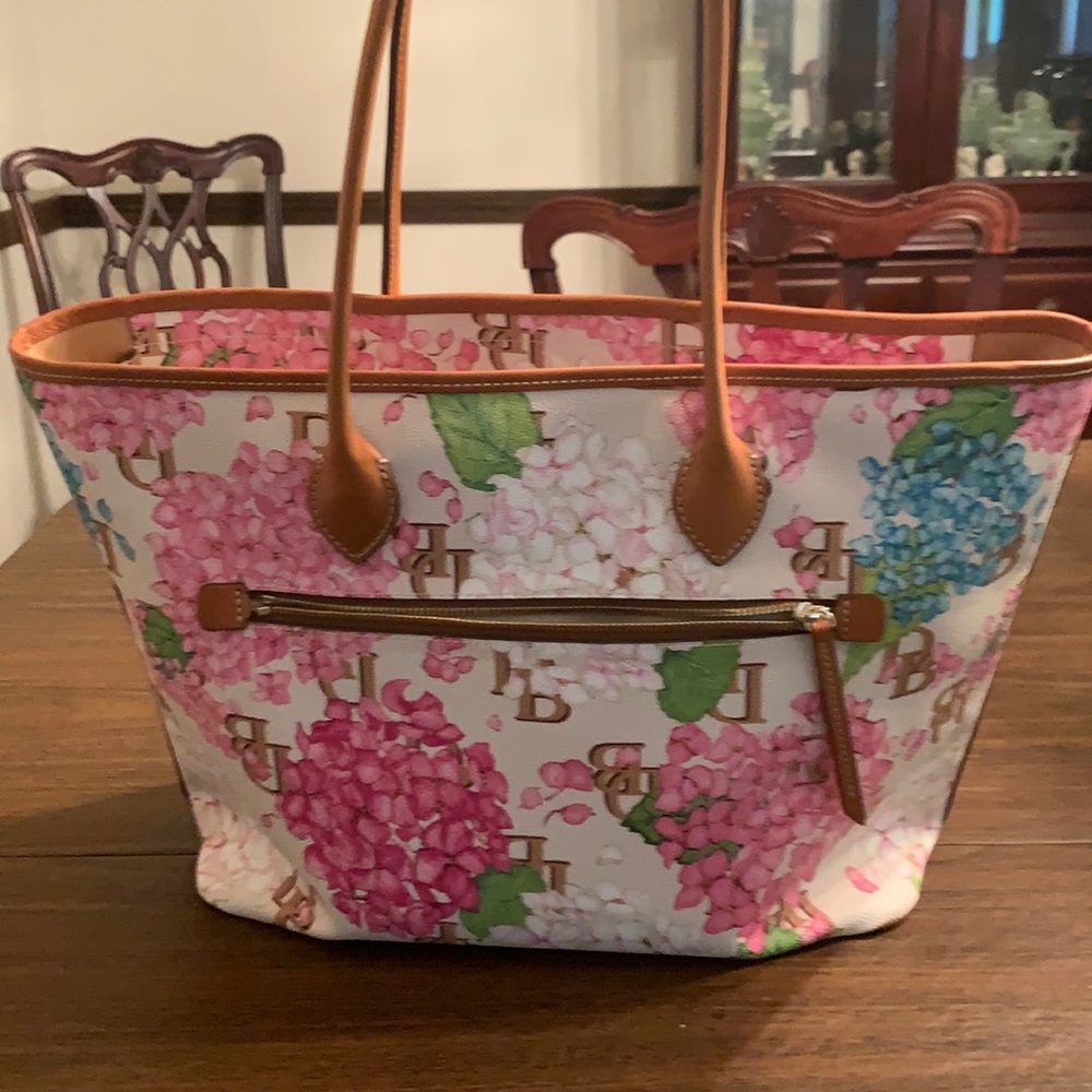 Dooney & Bourke Hydrangea Tote Bag, gently used